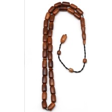 Taşmir Kuka Ağacı Tesbih 6 x 11 mm Kapsül Kesim