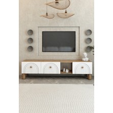 İzco Design Bohem Model 3 Kapaklı Tv Ünitesi - Mdf Membran Kapak | 180 cm