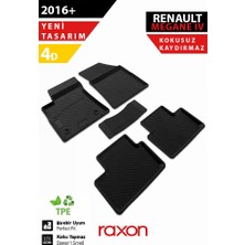 Raxon Renault Megane Iv 2016+ Plus Serisi 4d Paspas Siyah – Tam Uyumlu