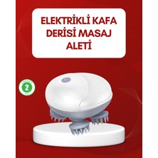 Eldenör Su Geçirmez Elektrikli Kafa Masaj Cihazı Ipx7