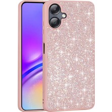 Oyo Store Galaxy A06 Kılıf Parlak Taşlı Tasarım Oyo Pırlanta Kapak - Pembe
