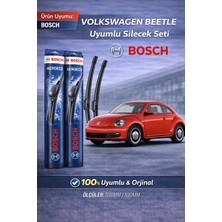 Bosch Aeroeco Volkswagen Beetle Uyumlu Ön Silecek Seti 530MM / 530MM