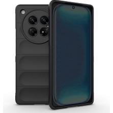 Oyo Store Infinix Zero 40 5g Kılıf Esnek Tpu Oyuklu Arka Yüzey Tasarımlı Oyo Etnik Silikon Kapak - Siyah