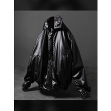 Kastrioti Oversize Bomber Deri Mont