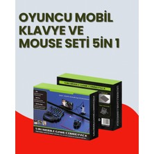 Woximax 5in1 Bt5.3 Mobil Oyun Kiti Klavye Mouse Dönüştürücü Seti WOXİMAX-56778U