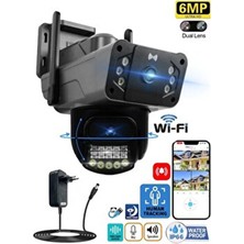 Vivatech Pro Rtx Çift Lensli Hareketli Wi-Fi Akıllı Ip Güvenlik Kamerası Fullhd 1080P Türkçe (O-Kam) Uygulama