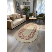 Rose'n Home JÜT-C18 Elde Dokuma Doğal Jüt Hasır Halı