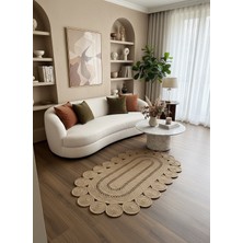 Rose'n Home JÜT-C12 Elde Dokuma Doğal Jüt Hasır Halı