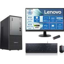 Lenovo Thinkcentre Neo 50T Gen5 Intel Core I5 14400 64GB Ddr5 256GB SSD 21.5 Inç Monitör Windows 11 Home Nvidia RTX3050 6gb Masaüstü Bilgisayar 30502112UAS1CF00H21 + Zetta Flash Bellek