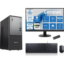 Lenovo Thinkcentre Neo 50T Gen5 Intel Core I5 14400 32GB Ddr5 256GB SSD 27 Inç Monitör Windows 11 Home Nvidia RTX3050 6gb Masaüstü Bilgisayar 30502712UAS1CF00H11 + Zetta Flash Bellek