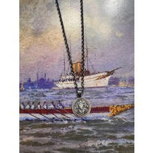 Mihenkler Jewelery Zodyak Koleksiyonu Koç Burcu 18 Ayar Sarı Altın Kaplama Gümüş Kolye