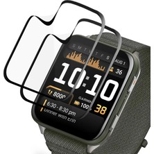 Caseonn Garmin Venu X1 Pmma Pet Saat Ekran Koruyucu Siyah 2 Adet