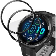 Caseonn Garmin Forerunner 965 Pmma Pet Saat Ekran Koruyucu Siyah 2 Adet
