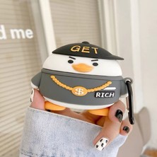 Caseonn Apple Airpods Pro 3 Kılıf Karakter Figürlü Rich Duck