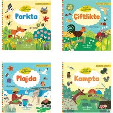 İş Bankası Kültür Yayınları Iş Bankası 0-3 Yaş Küçük Gözlemciler Parkta Çiftlikte Plajda ve Kampta Serisi 4lü Set