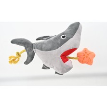 Pet Luxe Baby Shark Hareketli Ipli Köpek Peluş Oyuncak