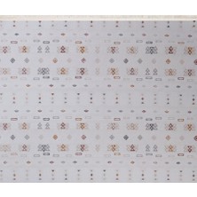 Nexus Halı Egzotik 4855A Gri Serisi Triko Akrilik Salon Oturma Yatak Odası Halısı