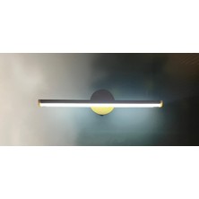 Ase Metal 9V Pilli Yapışkanlı Gold Kasa Aplik Gün Işığı