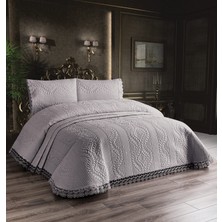 Bella Home Çift Kişilik Güpürlü Mikrofiber Yatak Örtüsü -  240X260 cm