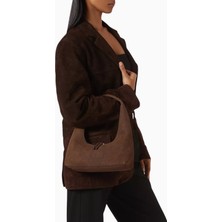 Marge Sherwood Small Hobo Omuz Çantası Yumuşak Süet ve Minimalist Tasarım