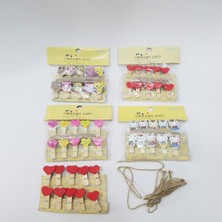 Ayder Timya Ahşap Notluk İpli Mandal TG/Tmya1395 207156