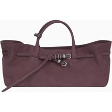 Marge Sherwood Grandma Used Süet Omuz ve El Çantası, Retro Şıklık ve Modern Lüks