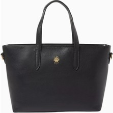 Bally Hera Siyah Grenli Buzağı Derisi, Lüks ve Zarif Yeni Sezon Büyük Tote Çanta