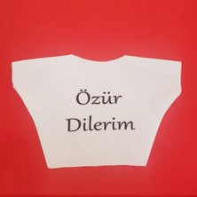 Ayder Timya Özür Dilerim Yazılı Peluş Oyuncak Tişörtü TG/Tmya1395 207260