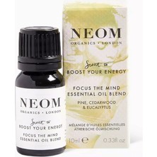 Neom Focus The Mind Esansiyel Yağ Karışımı, 10ML Zihinsel Berraklık ve Konsantrasyon