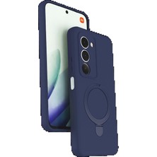 Xiaomi Redmi 15 4g Regal Magsafe Standlı Kapak - Lacivert STEPLYA-48387