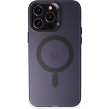 CPT83 iPhone 14 Pro Max Kılıf Mateks Magsafe Kapak - Derin Mor STEPLYA-48387