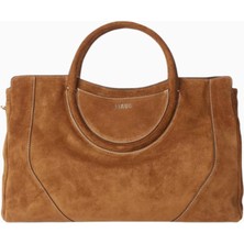 Staud Maude Taba Süet Satchel Çanta, Günlük Şıklık ve Fonksiyonel Tasarım