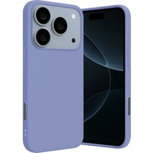 TeknoBaran Apple iPhone 17 Pro Max Nano Içi Kadife Silikon - Lila