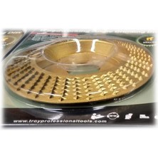 25076 Avuç Taşlama Için Ahşap Aşındırıcı Disk, Trapezoidal, 125MM