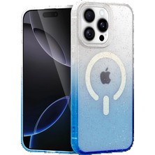 CPT83 Apple iPhone 14 Pro Pummel Shiny Magsafe Kapak - Mavi STEPLYA-48387