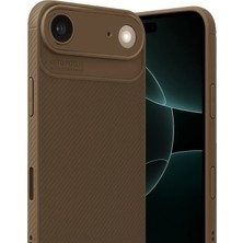 CPT83 Apple iPhone 17 Air Auto Focus Karbon Kapak - Kahverengi STEPLYA-48387