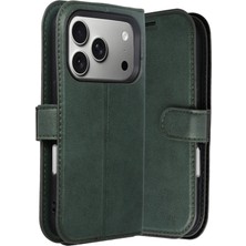 CPT83 Apple iPhone 17 Pro Trend S Plus Kapaklı Kılıf - Yeşil STEPLYA-48387