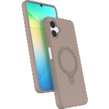 CPT83 Samsung Galaxy A06 Regal Magsafe Standlı Kapak - Çöl Titanyum STEPLYA-48387