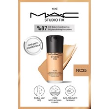 M.A.C Yenilenen Formüllü Studıo Fıx Fluıd Spf 15 Mat FONDÖTEN-NC25 30 Ml..