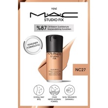 M.A.C Yenilenen Formüllü Studıo Fıx Fluıd Spf 15 Mat FONDÖTEN-NC27 30 Ml..
