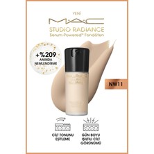 M.A.C Dolgun ve Işıltılı Cilt Için Studio Radiance NW11 Powered™ Serum Fondöten 30 ml