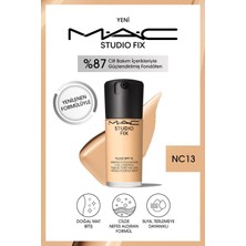 M.A.C Yenilenen Formüllü Studıo Fıx Fluıd Spf 15 Mat FONDÖTEN-NC13 30 Ml..