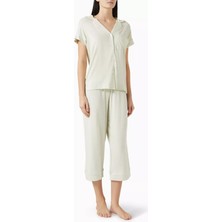 Eberjey Gisele Cropped Pijama Takımı Nefes Alabilir Tenceı Modal Konforu