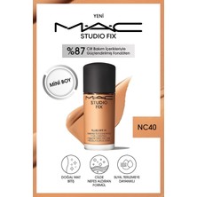 M.A.C Cilde Nefes Aldıran Hyalüronik Asit Içeren Mini Mat Fondöten Spf 15 -NC40 15 ml PASSI.3163