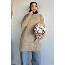 Julude Gülseli Simli Tesettür Triko Tunik P-00020160