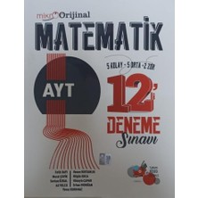 Orijinal Mikro Ayt Matematik 12 Li Deneme Sınavı