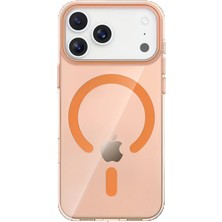 Apple iPhone 17 Pro Pc Blank Magsafe Kapak - Turuncu KAYALI27-U7387I2