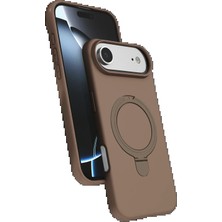 CPT83 Apple iPhone 17 Air Regal Magsafe Standlı Kapak - Çöl Titanyum KAYALI27-U7387I2