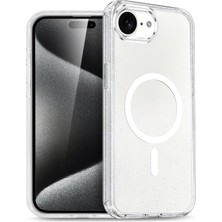 CPT83 Apple iPhone 16E Star Magsafe Kapak - Şeffaf KAYALI27-U7387I2