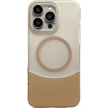 CPT83 Apple iPhone 16 Pro Max Velar Magsafe Kapak - Çöl Titanyum KAYALI27-U7387I2